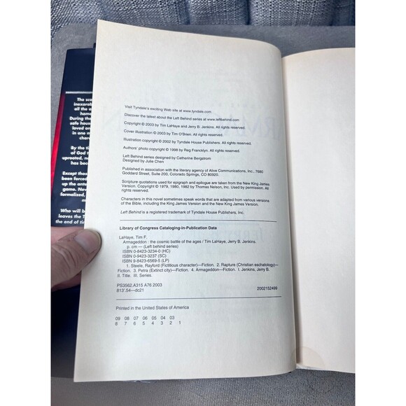 Left Behind Series Lot LaHaye Jenkins HB DJ Books Indwelling Rapture Assassins - Picture 9 of 16